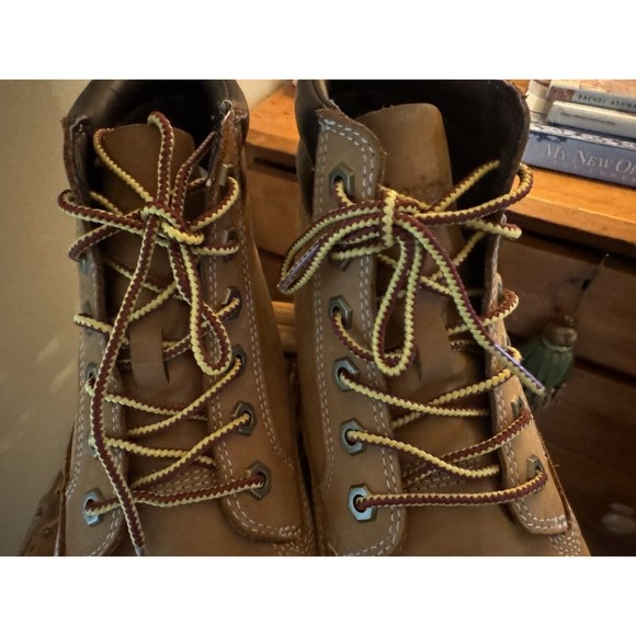 Timberland Dausette Sneaker Ladies Boots size 7 1/2 Tan Brown A1KLZ - Picture 3 of 15